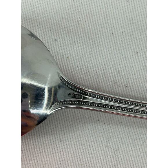 Vintage Salem Stainless Steel Flatware Set Beaded Edge Japan - Picture 2 of 3